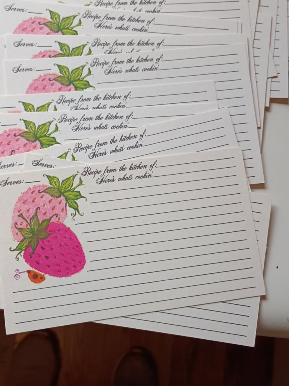Recipe Cards Old 45 Total In Box  5"x3" - Picture 4 of 4